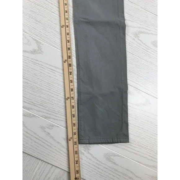 Adriano Goldschmied Sueded Stretch Sateen Jeans Mens 28x32 Gray The Stockton New